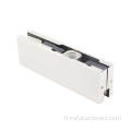 Frameless shower door clip